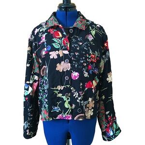 Casual Studio Quilted Rayon Patchwork Jacket